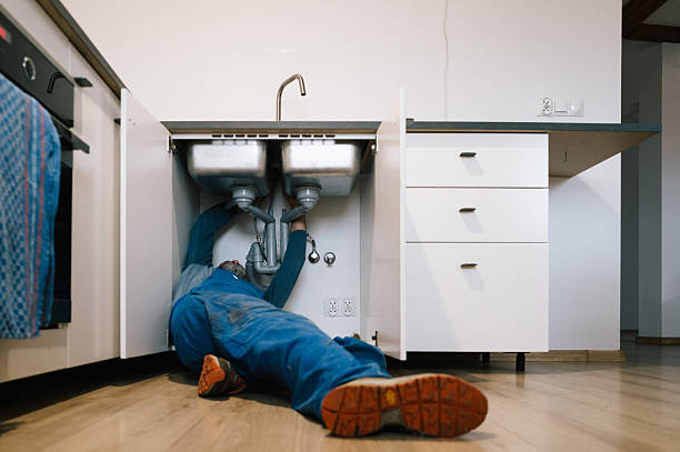 Professional Leak Detection technician working in Athens, PA